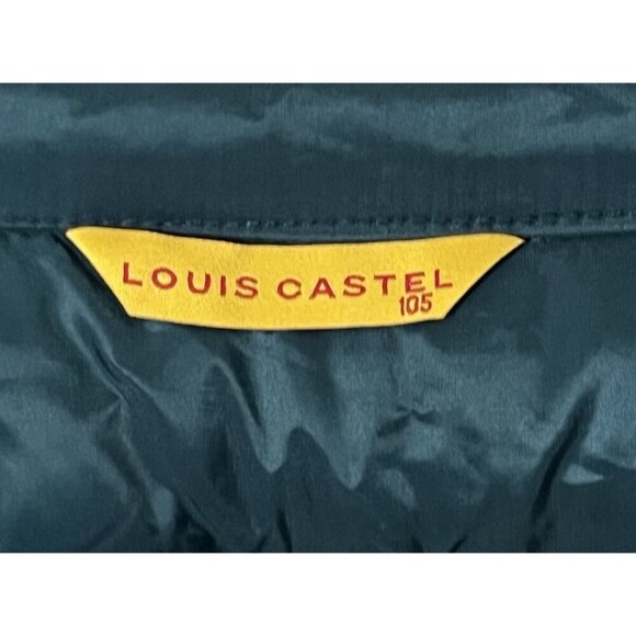 New Louis Castel Green White Down Quilted Zip Lightweight Jacket Puffer - Picture 6 of 12